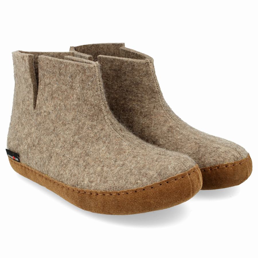 Bottes Haflinger Emils Femme Beige | PLN2359TF