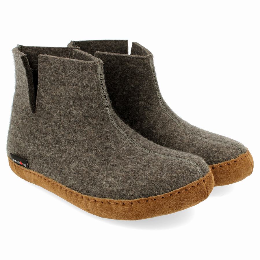 Bottes Haflinger Emils Femme Grise | MVP4636YU