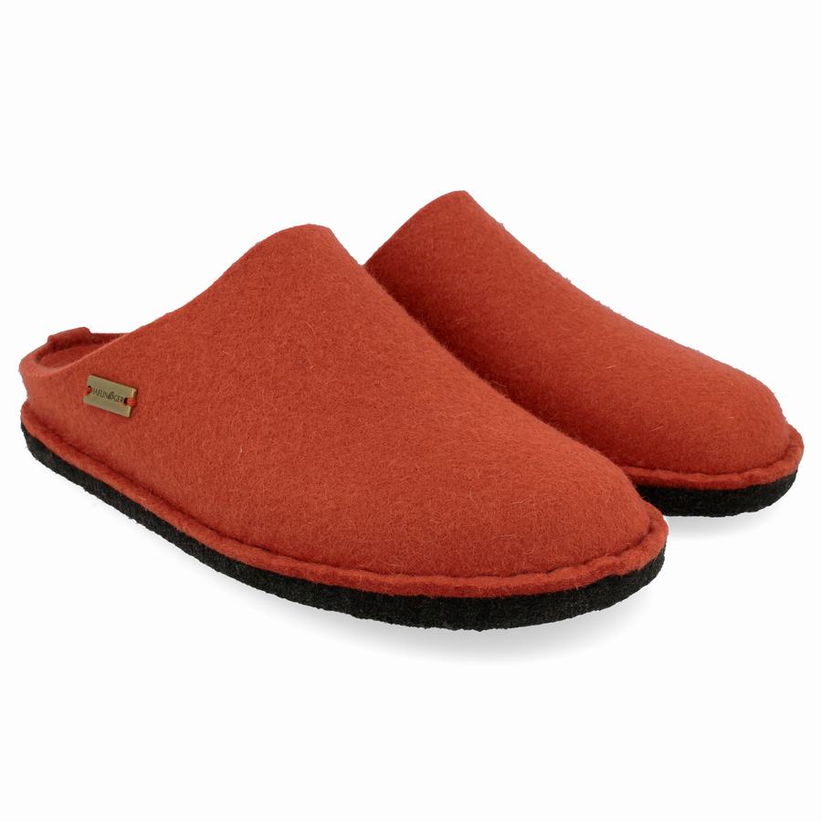 Chaussons Novelty Haflinger Soft Femme Orange | YYL5960HT