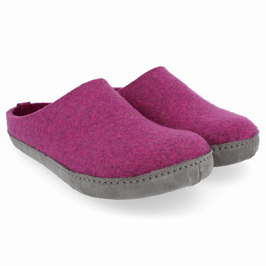 Chaussons à semelle souple Haflinger Emils Homme Violette | FTS488NV