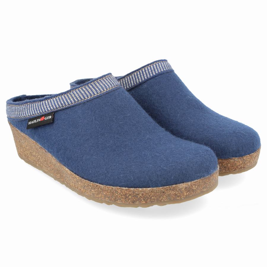 Sabots Haflinger Belle Femme Bleu | MCZ6025JR