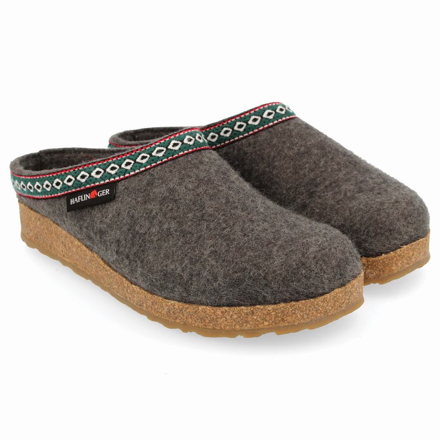 Sabots Haflinger Gz Femme Grise | PZU6946AT