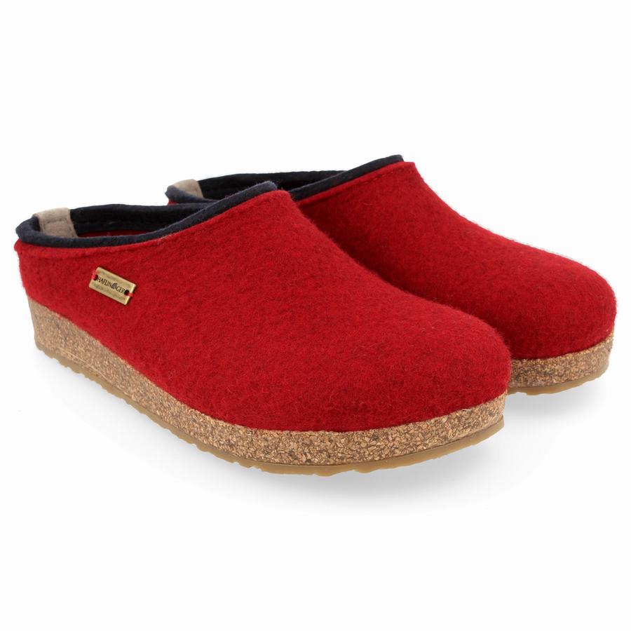 Sabots Haflinger Kris Femme Rouge | VCD10044OJ