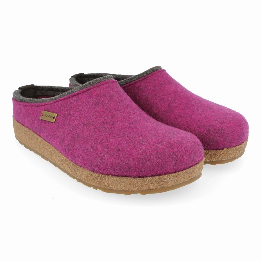 Sabots Haflinger Kris Femme Violette | QYD7680GW