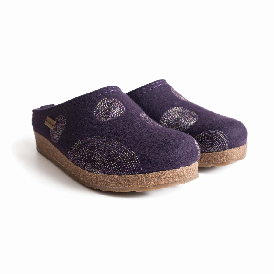 Sabots Haflinger Spirit Femme Violette | EOA1614ZW