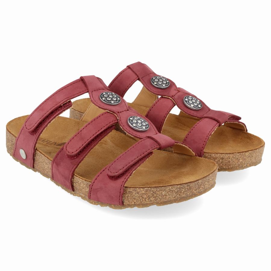 Sandales Haflinger Alice Femme Rouge | PWA7023WO