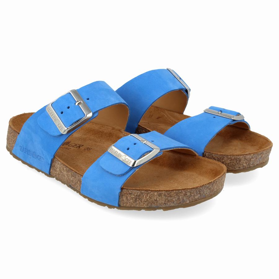 Sandales Haflinger Andrea Femme Bleu | BDV836CY