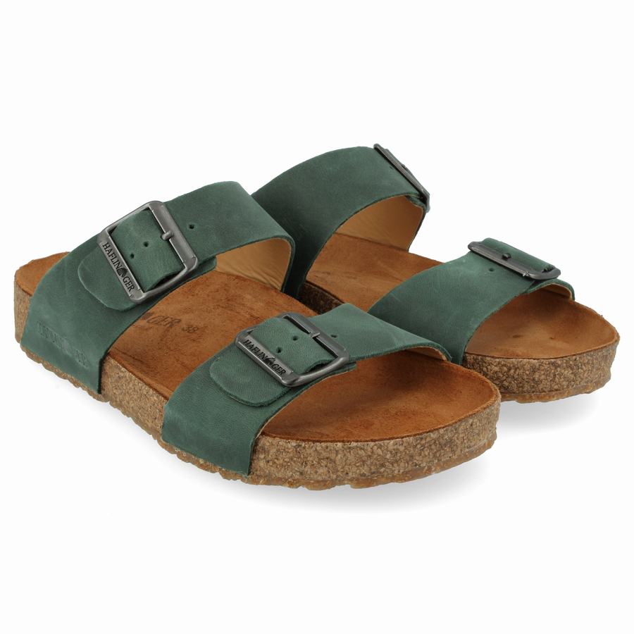 Sandales Haflinger Andrea Femme Vert | GHH3313VT