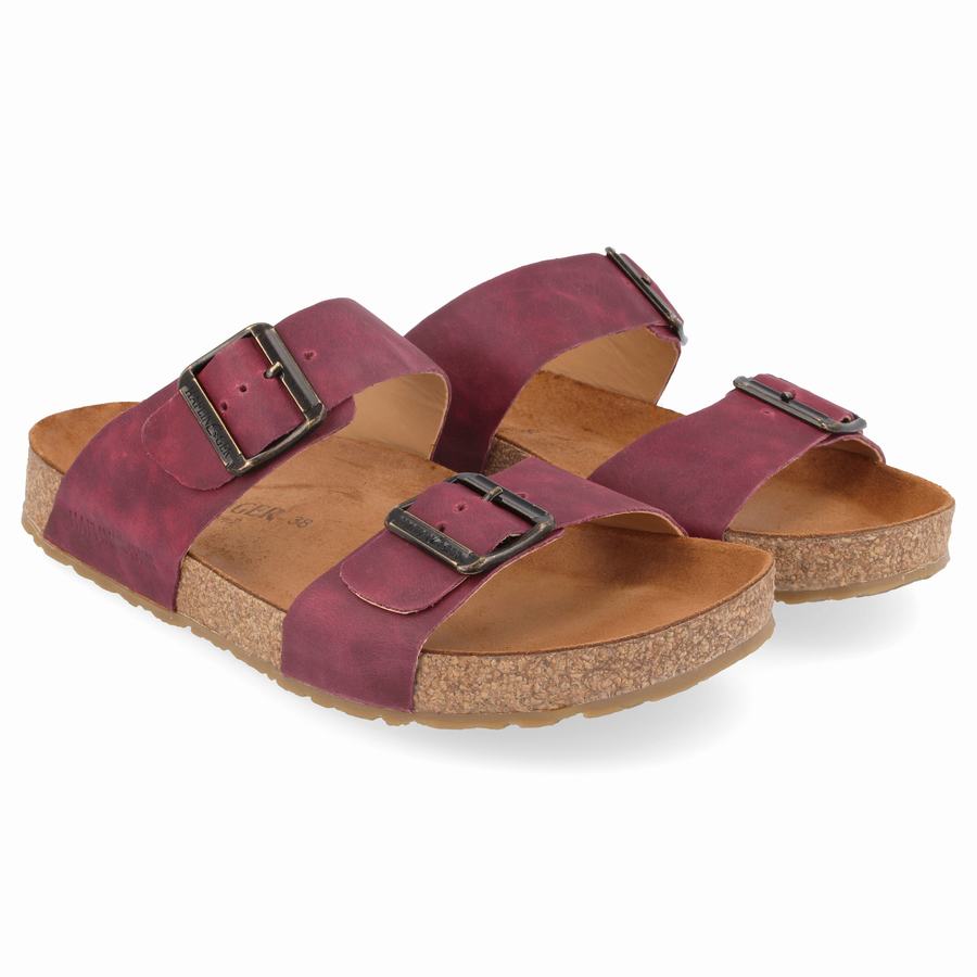 Sandales Haflinger Andrea Femme Violette | MBS3419XK