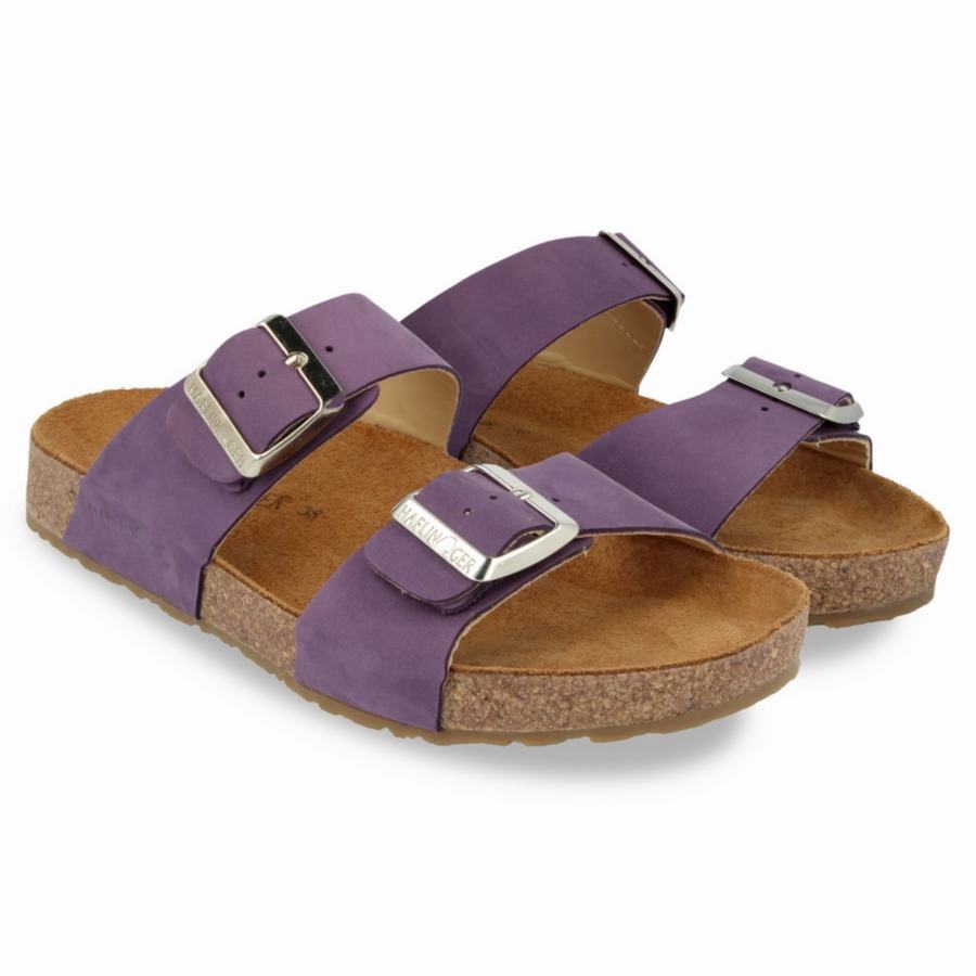 Sandales Haflinger Andrea Femme Violette | PMS7713JZ