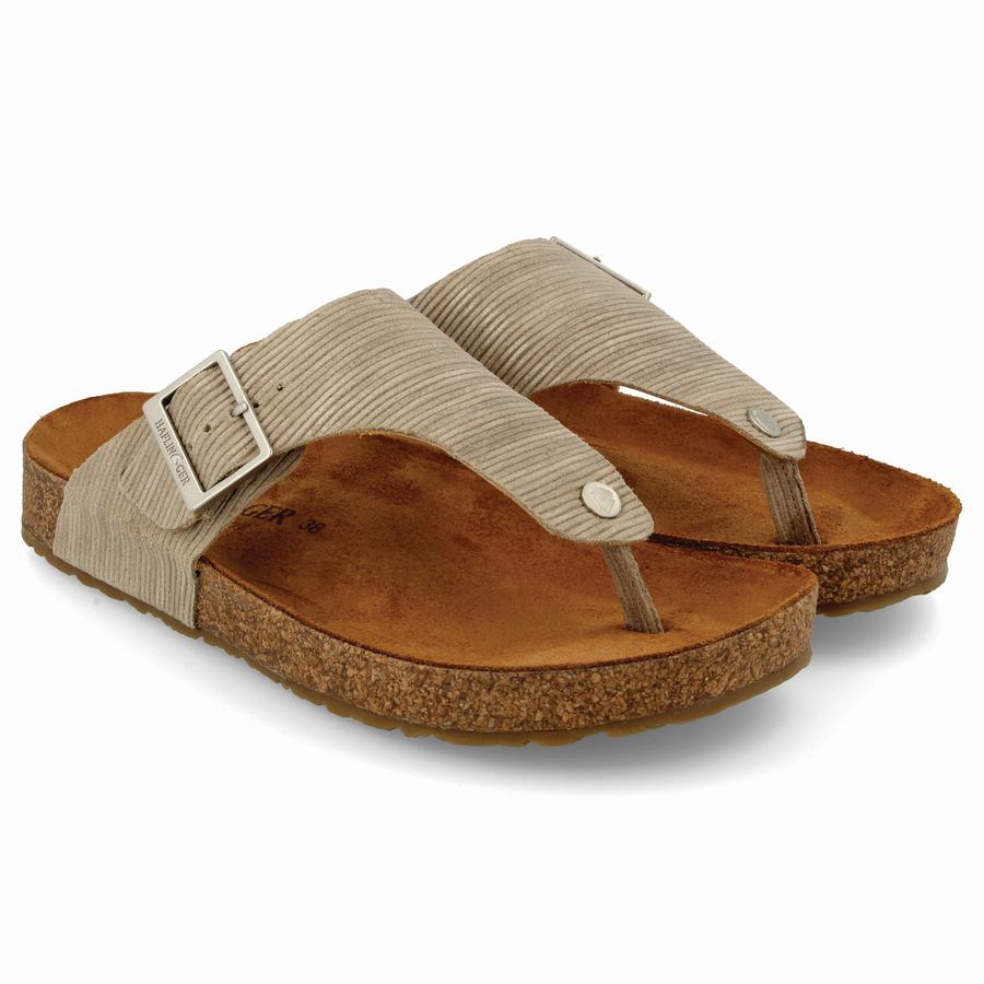 Sandales Haflinger Conny Femme Beige | QMV986JF