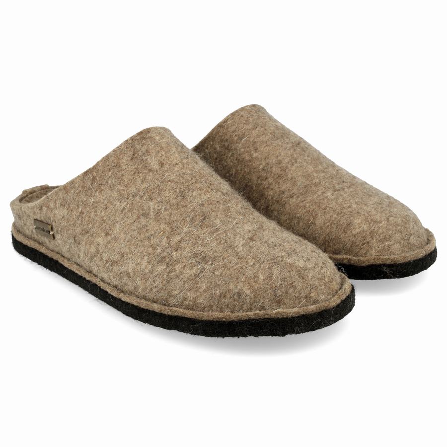 Chaussons Novelty Haflinger Soft Femme Beige | FFE1828BU