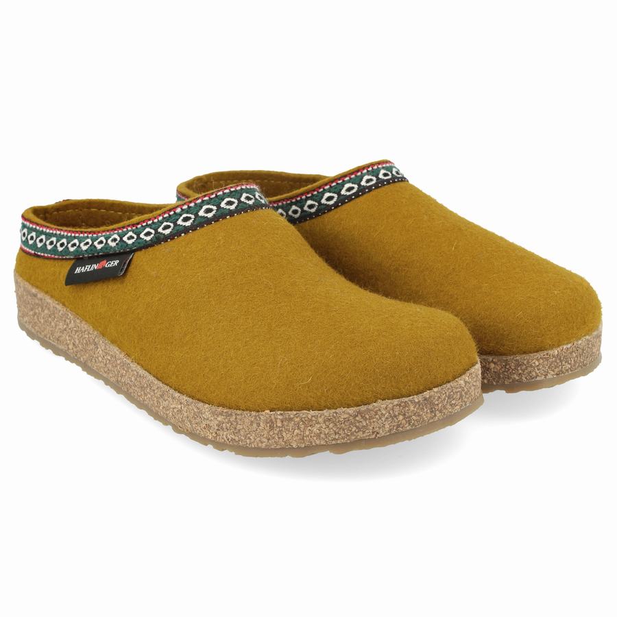 Sabots Haflinger Gz Femme Jaune | HZA3973HD