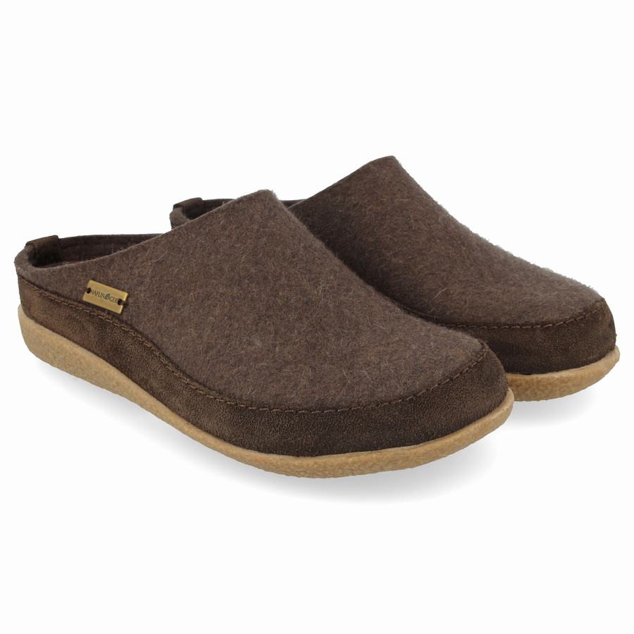 Sabots Haflinger Skane Femme Marron | VCA3267KI