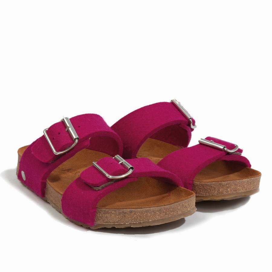 Sandales Haflinger Anabel Femme Rose Rouge | BHH3643ZY