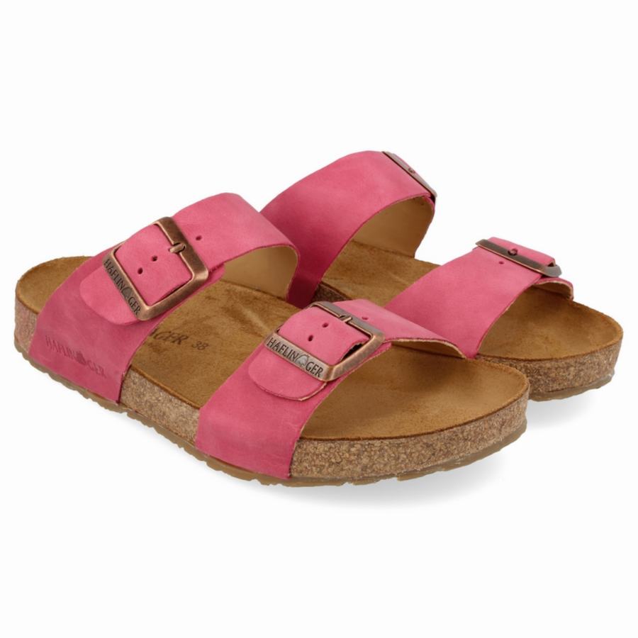 Sandales Haflinger Andrea Femme Rose Rouge | PUB3323CB