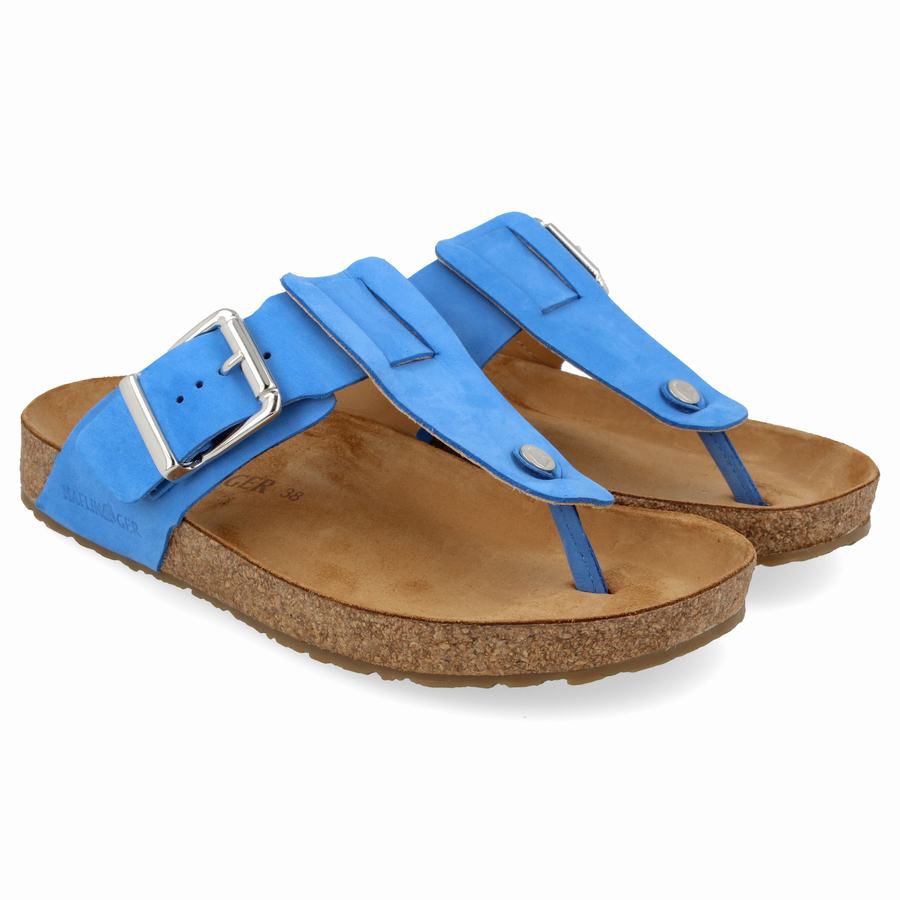 Sandales Haflinger Cora Femme Bleu | EMZ3496ZB