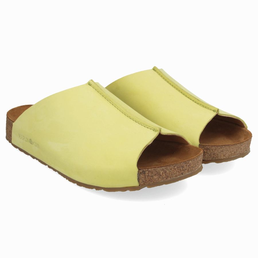 Sandales Haflinger Fortuna Femme Jaune | YTT4078QZ